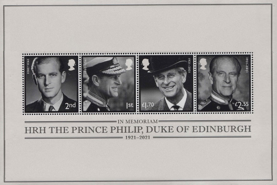 Duke of edinburgh memorial stamps